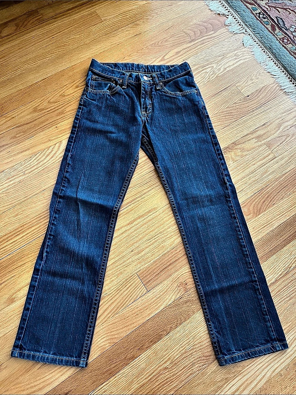 Lee Premium Select Boys Straight Leg Jeans Blue Waist 14 New Without Tags